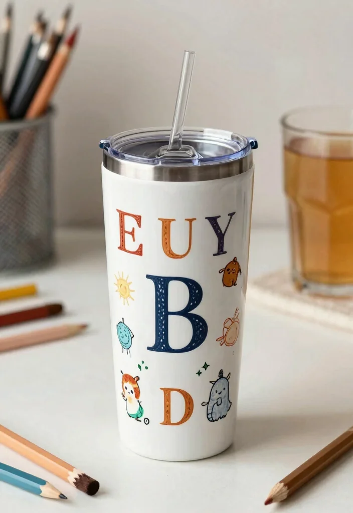 9 Creative Tumbler Painting Ideas DIY Custom Art 9. Personal Touch 0