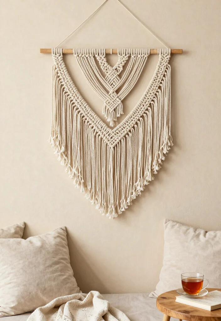 9 Easy DIY Room Decor Wall Art Craft Ideas Cheap Hacks 4. Macram Wall Art 0