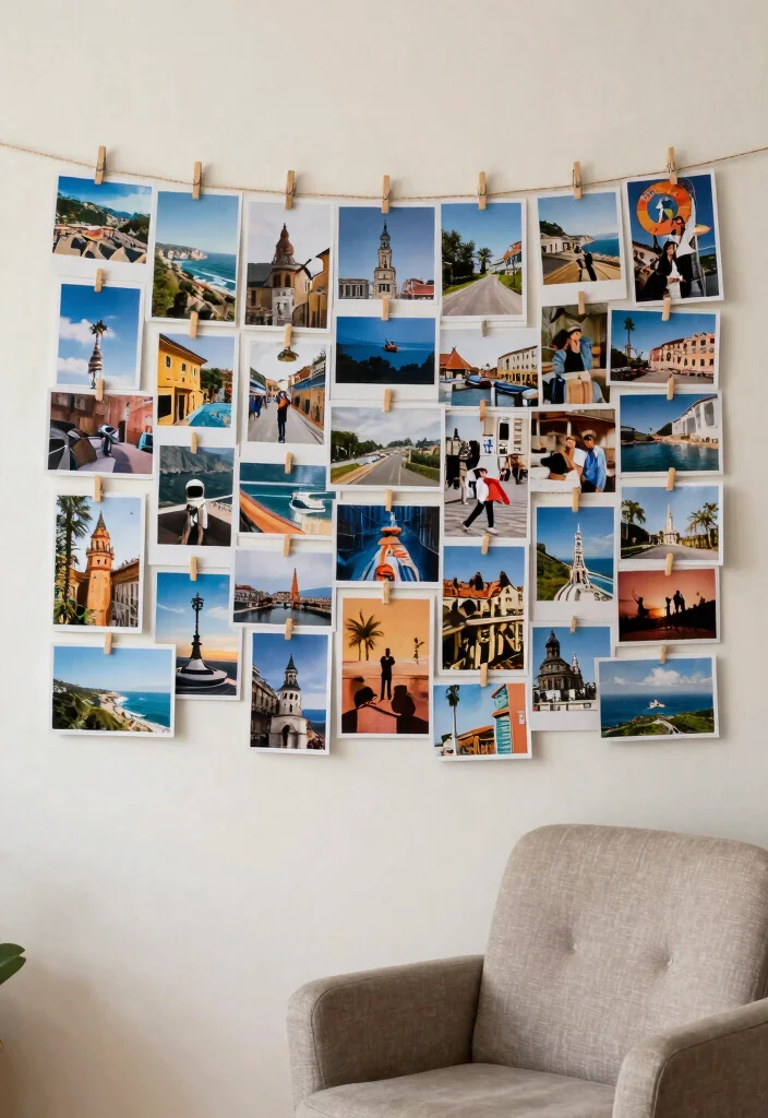 9 Easy DIY Room Decor Wall Art Craft Ideas Cheap Hacks 5. Photo Collage 0