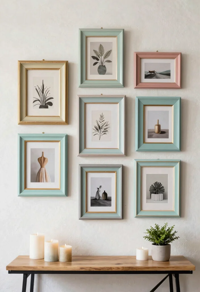 9 Easy DIY Room Decor Wall Art Craft Ideas Cheap Hacks 6. Upcycled Vintage Frames 0