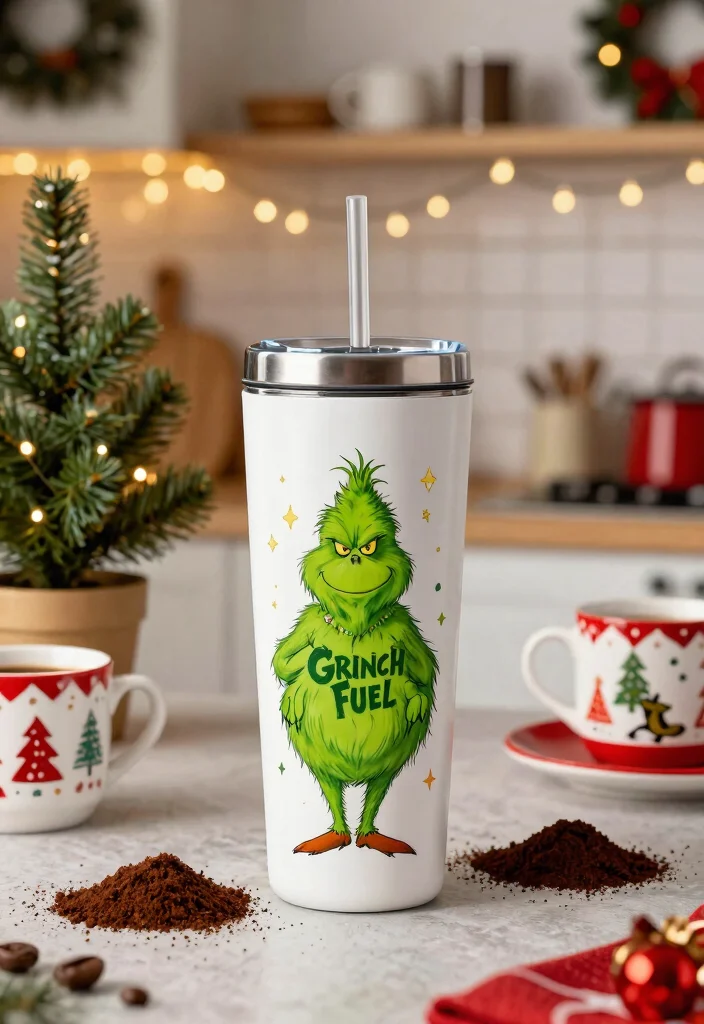 9 Funny Grinch Tumbler Ideas for Christmas Gifts 7. Grinch Fuel Tumbler 0