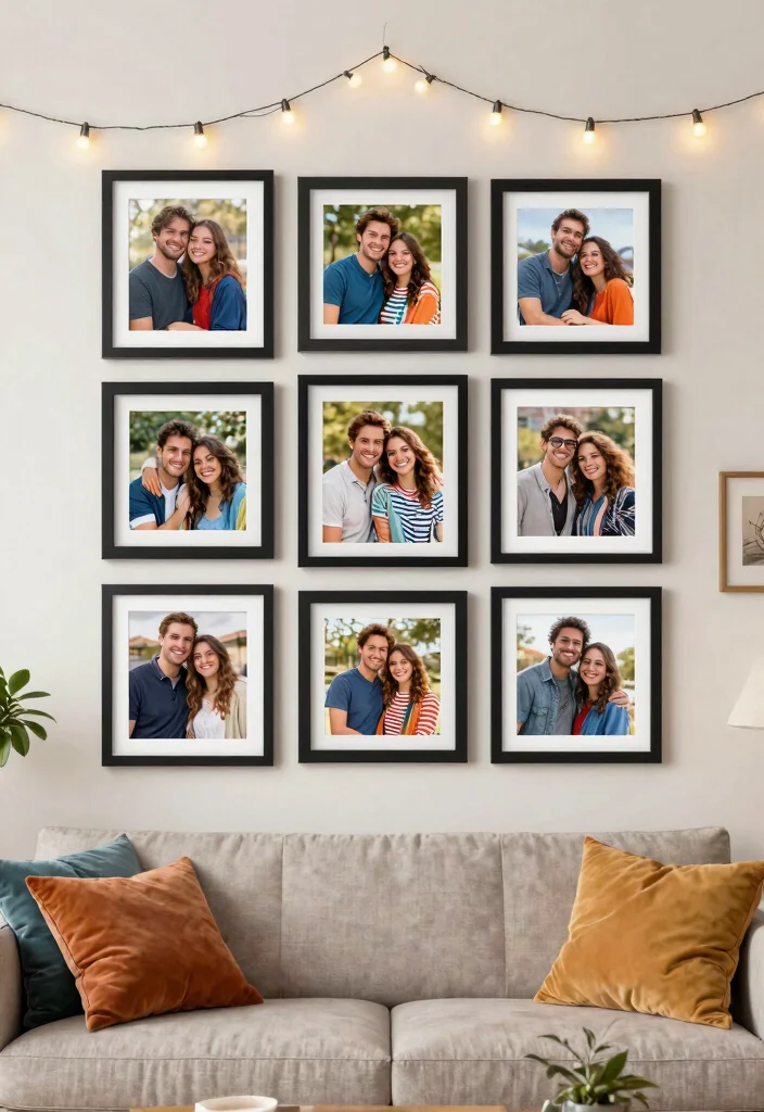 9 Genius Handmade Room Decor Ideas Wall Art DIY 3. Personalized Photo Collage 0