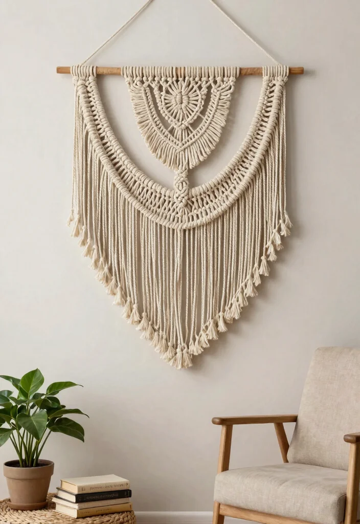 9 Genius Handmade Room Decor Ideas Wall Art DIY 5. Macram Wall Art 0
