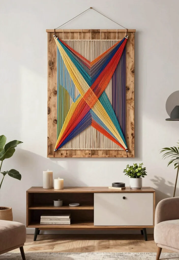 9 Genius Handmade Room Decor Ideas Wall Art DIY 6. String Art Masterpiece 0