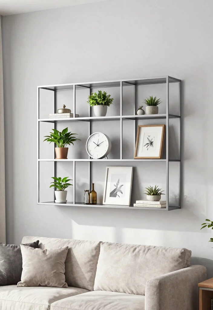 9 Industrial Metal Wall Shelf Ideas Modern Edge 5. Minimalist Metal Cube Shelves 0