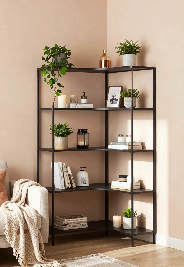 9 Industrial Metal Wall Shelf Ideas Modern Edge 6. Corner Metal Shelves 0