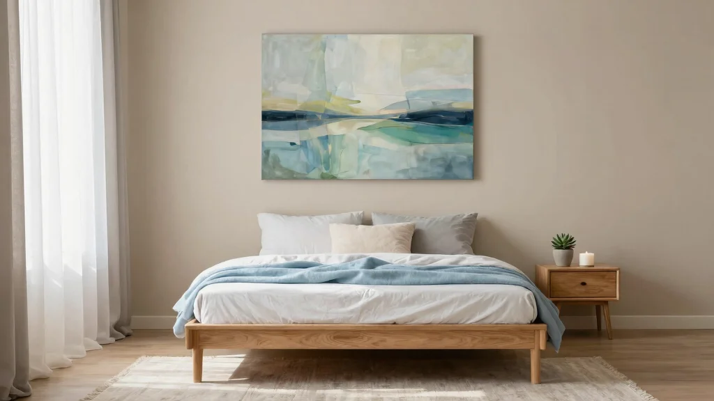 9 Relaxing Bedroom Wall Art Painting Ideas (DIY)