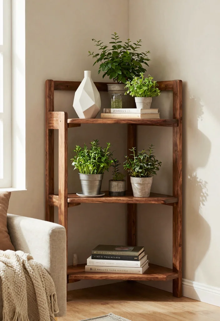 9 Space Saving Shelf at Top of Wall Ideas 2. Corner Shelving for Unused Spaces 0