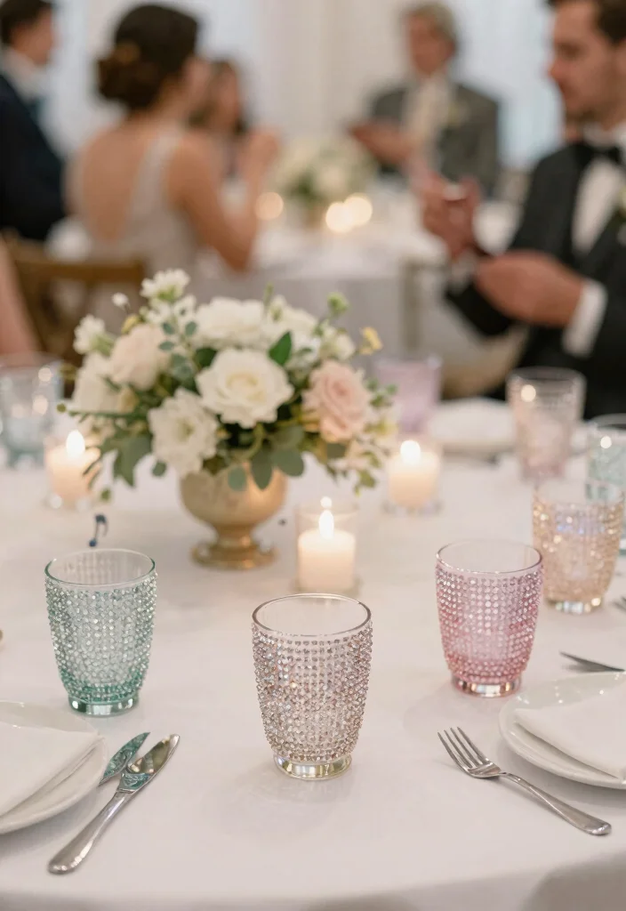 9 Sparkly Rhinestone Tumbler Ideas for Bling Lovers 2. Wedding Bliss 0