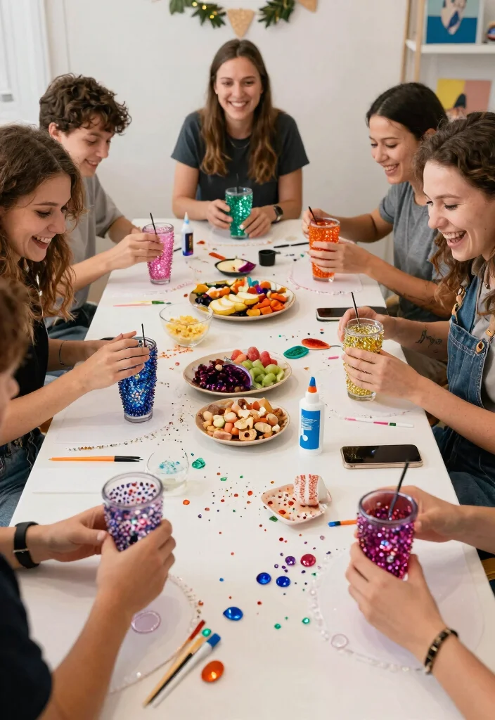 9 Sparkly Rhinestone Tumbler Ideas for Bling Lovers 9. DIY Rhinestone Crafting Fun 0