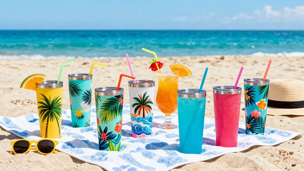9 Tropical Vacation Tumbler Ideas for Beach Trips