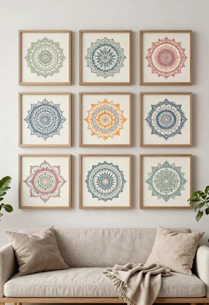 9 Unique Wall Art Drawing Ideas Hand Drawn Sketches 4. Nature Inspired Mandalas 0