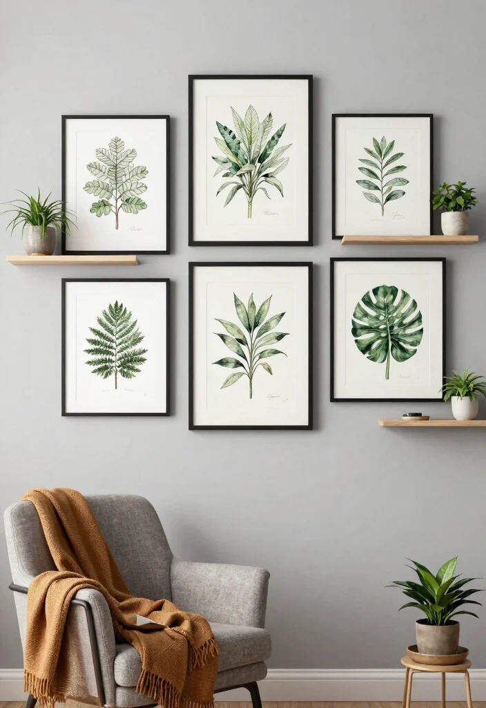 9 Unique Wall Art Drawing Ideas Hand Drawn Sketches 6. Detailed Botanical Studies 0