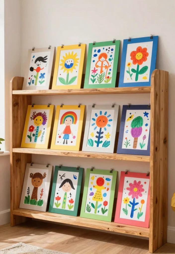 21 Beautiful Wall Shelf Display Ideas for a Rustic Farmhouse Vibe 19. Children